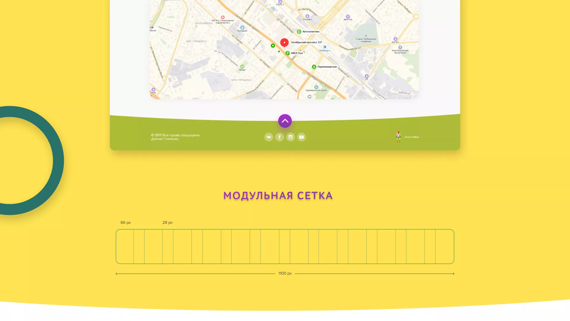 Разработка сайта детского активити-клуба «Домик гномика» в Шенкурске