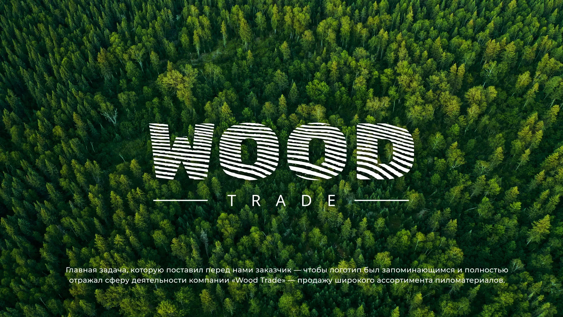 Разработка логотипа для компании «Wood Trade» в Шенкурске