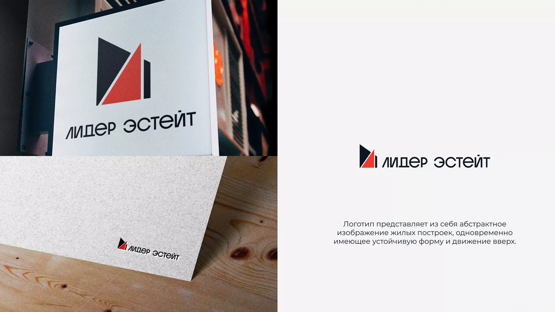 Сделали логотип для агентства недвижимости «Лидер Эстейт» в Шенкурске